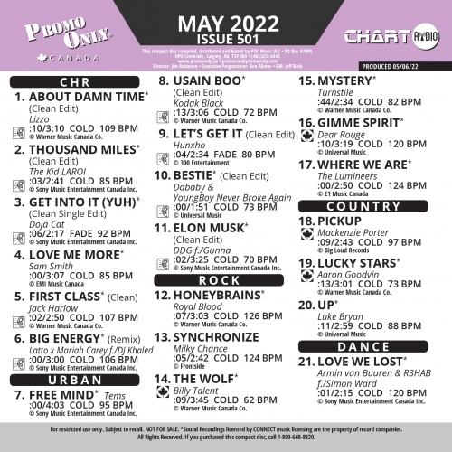 Canada Chart Radio May 2022 - 501